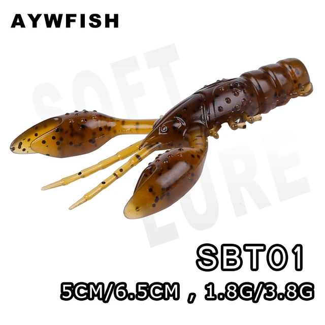 AYWFISH 10-15PCS / LOT 6.5CM 3.8G / 5CM 1.8G Soft Lure Shrimp Float Soft  Plastic Bait Artificial Fishing Lures For Bass Fishing - AliExpress