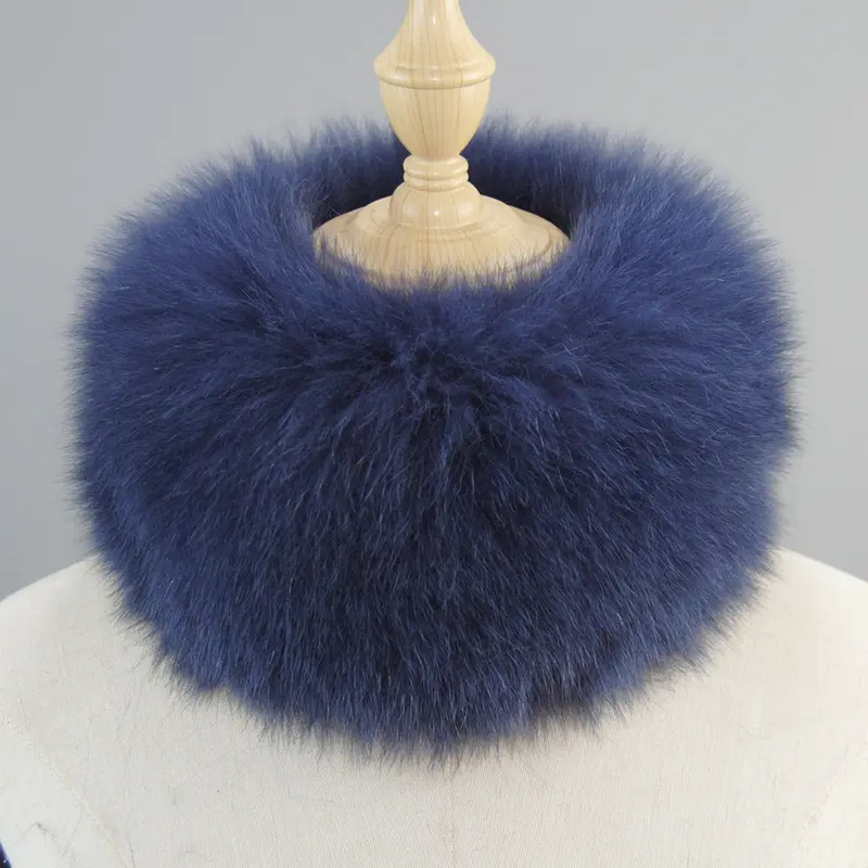 2026 Hot Sale Women Real Fox Fur Scarf Fur Headbands Good Elastic Winter Luxury Neck Warmer Natural Fur Mufflers Ring Scarves - Image 5