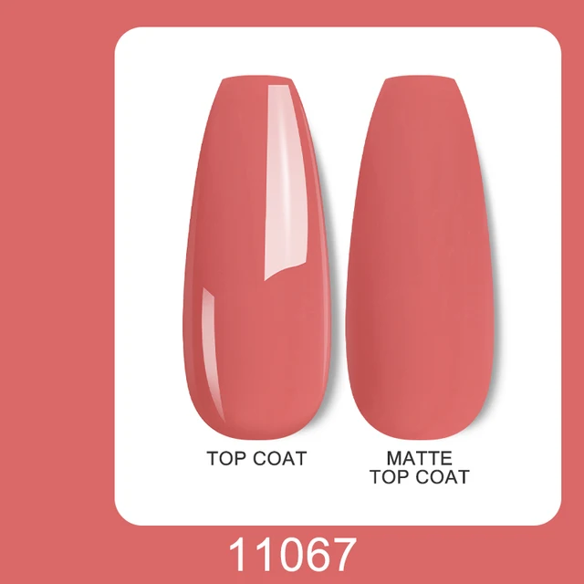 Arte Clavo 15ml Brown Coffee Color UV Gel For Nail Gel Nail Polish Varnish Hybrid Glitter Decoration Base Top Coat Set 11067