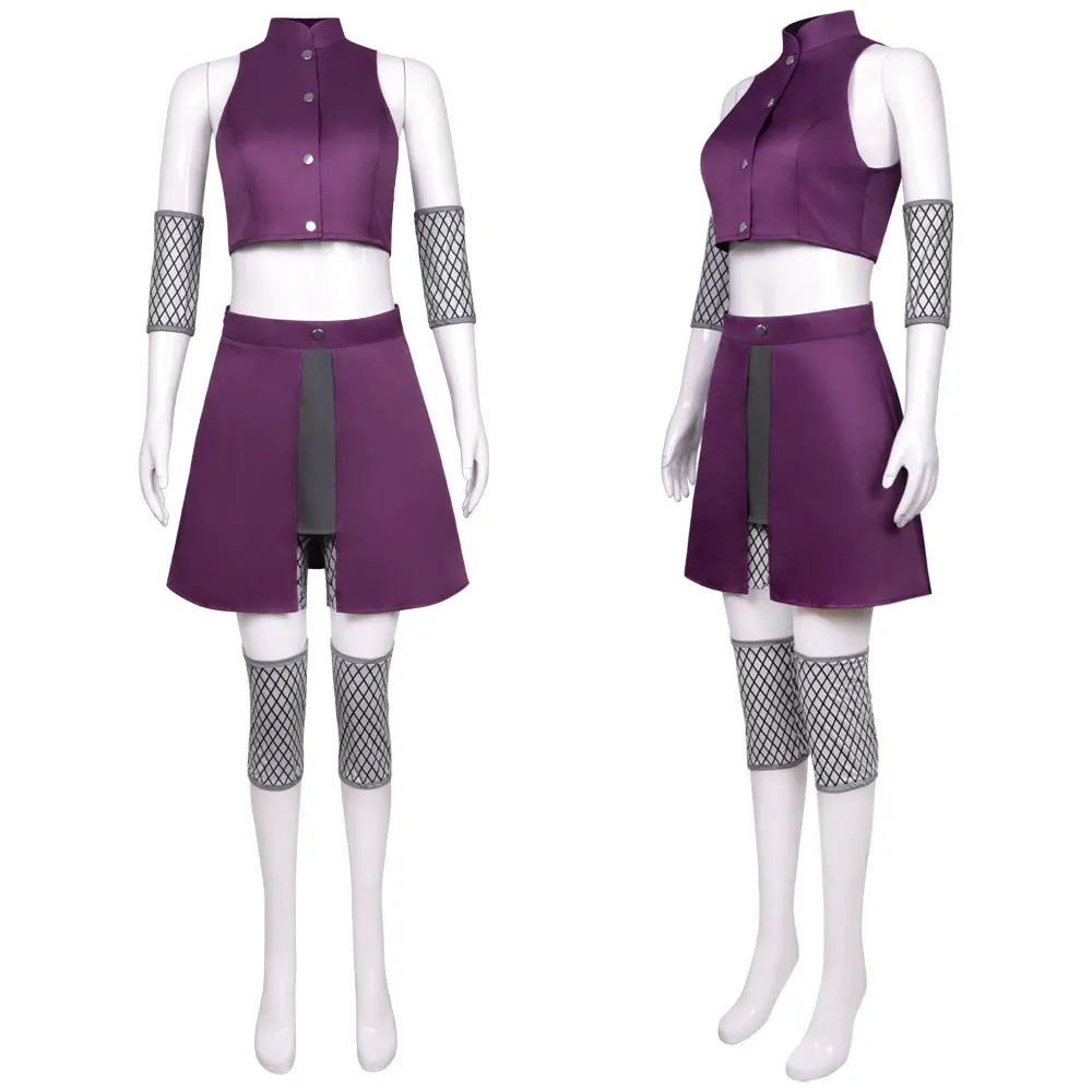 Naruto: Yamanaka Ino | Purple Ninja Outfit Cosplay Costume Set 27 Ino Shika Cho Cosplay Size Chart