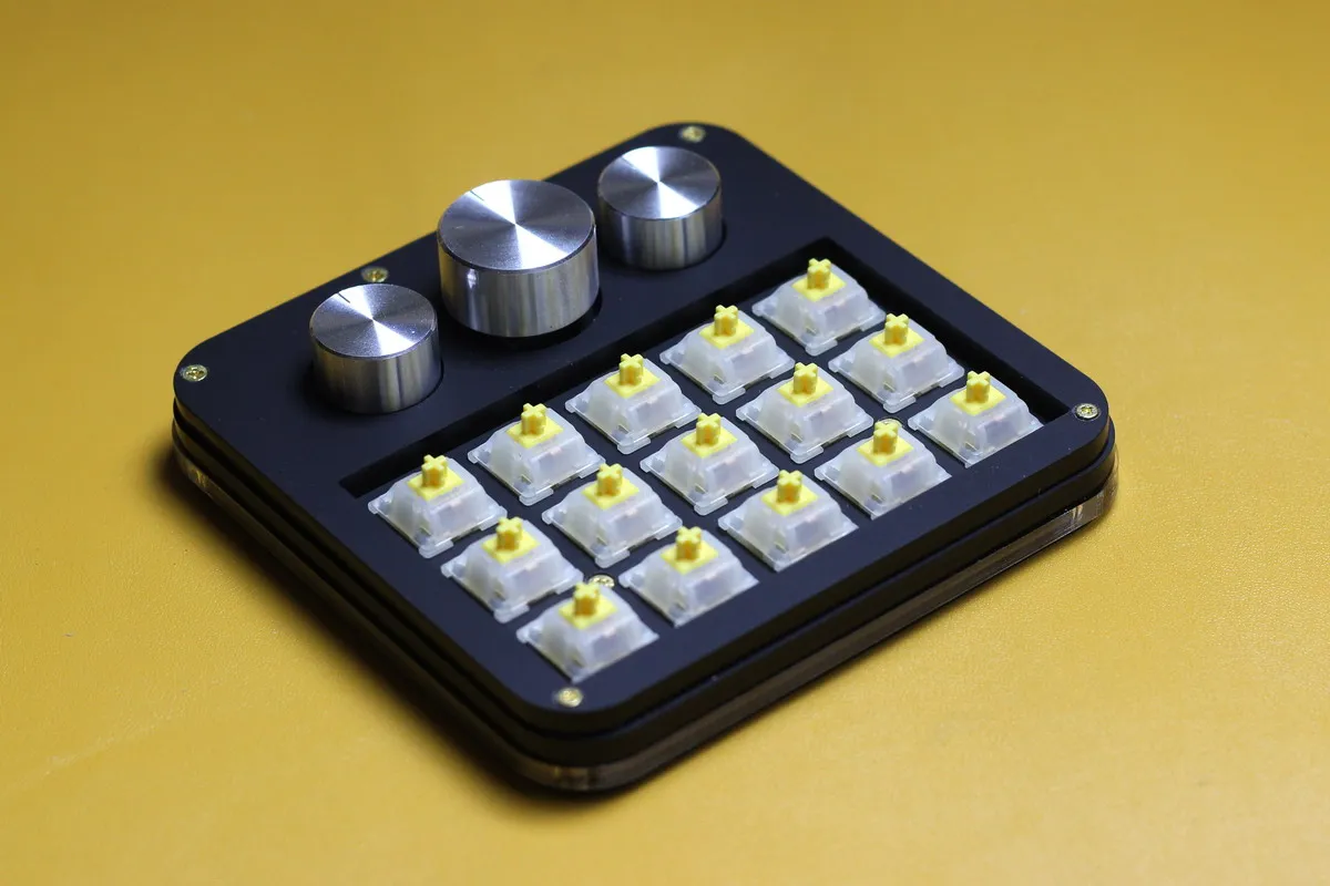 botões, Função personalizada, Programação VIA