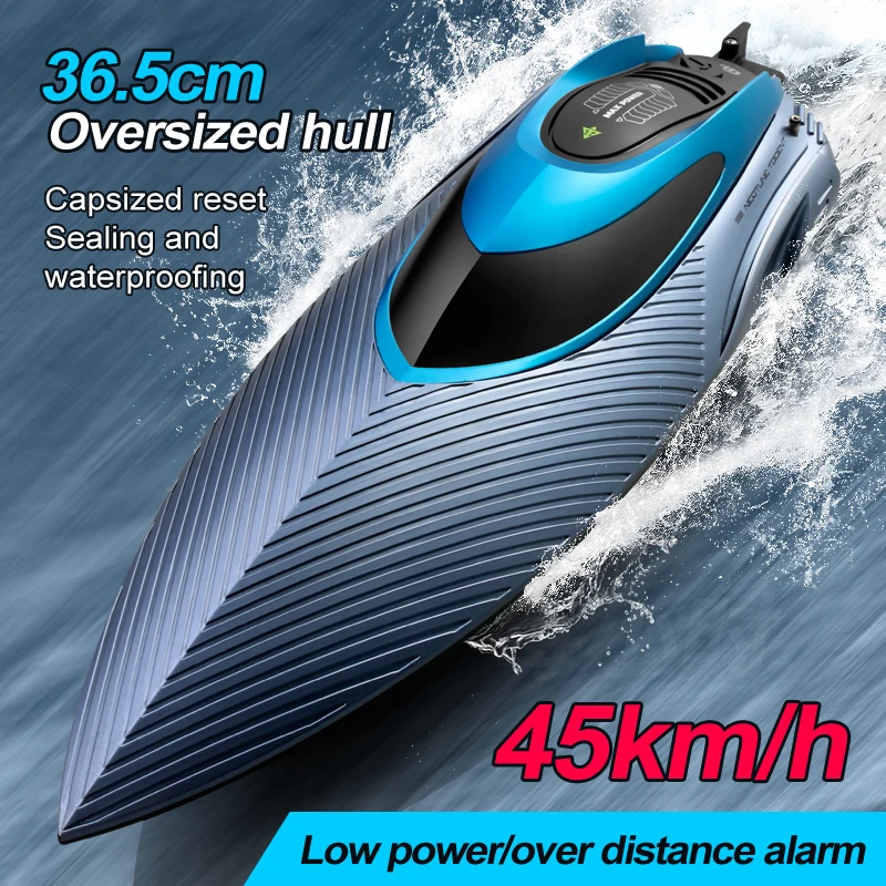 

Rc Speed Boat 45km/h Remote Control Boats 2.4 G Electric High Speed Racing Speedboat Waterproof Yacht Small Toy Boat RC Yacht