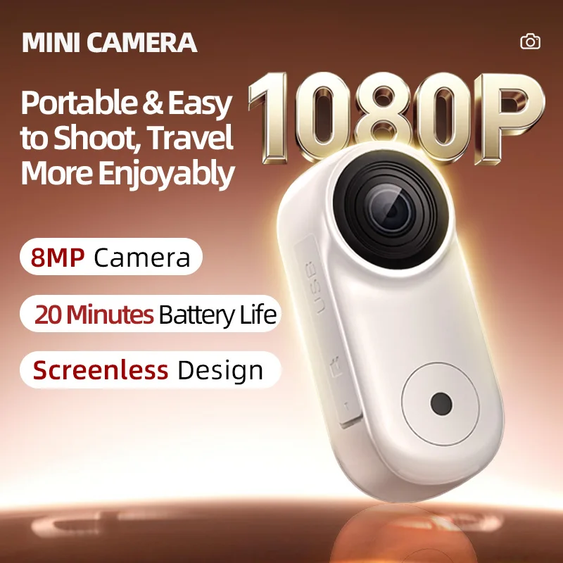 Magnetic Sports Camera 4K 30M Waterproof 2.4G Wireless WiFi Motorcycle Mini Small Action Body Video Vlog Cameras Helmet Bike
