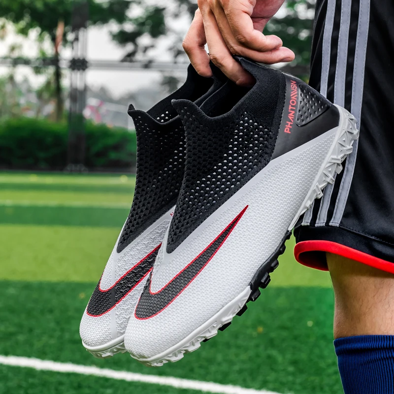 Männer Fußball Schuhe Große Größe TF/FG Spikes Outdoor Gras Training Fußball Stiefel Jugend Innen Nicht-slip Fußball turnschuhe 36-50 #