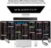 Linux File Commands Line Black Large Cheat Sheet Mousepad for File Transfer/Networking/Package Installation/Disk Usage/SSH login 2