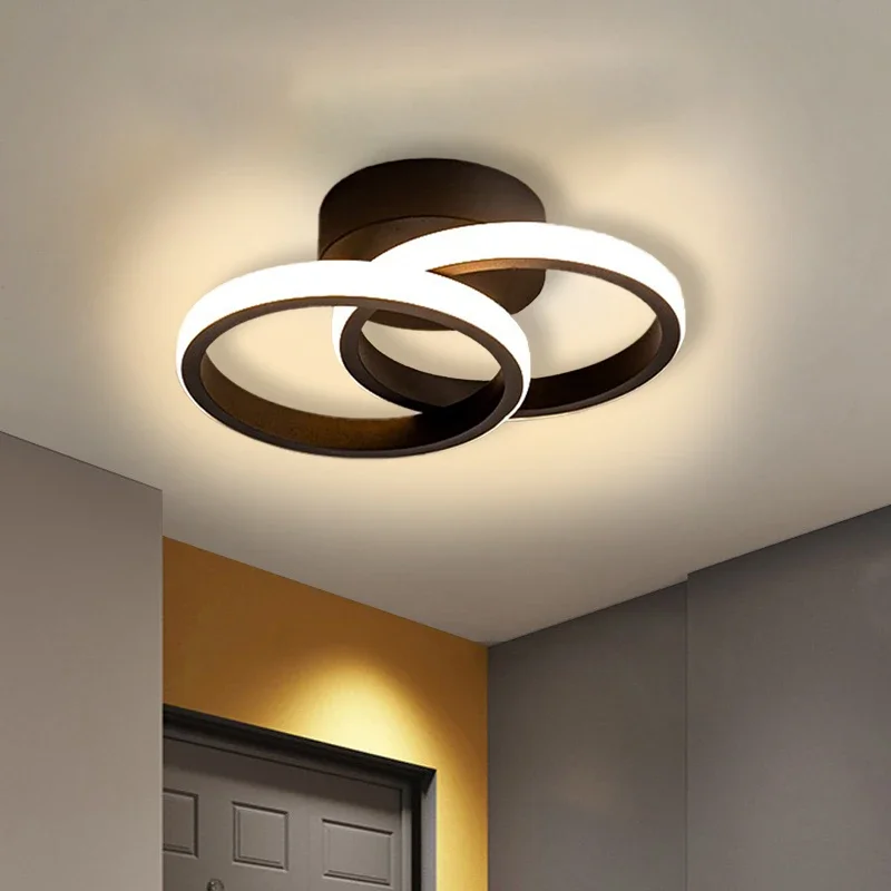LED Ceiling Light Modern Small LED Aisle Ceiling Light Remote Control Dimming Simple Bedroom Balcony Staircase Corridor Home Decor Fixtures Lustre