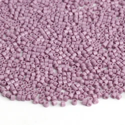 Vibrant 2mm Japanese Glass Seed Beads - 34 Colors for Jewelry Crafting and DIY Bracelets (Lilac Purple)