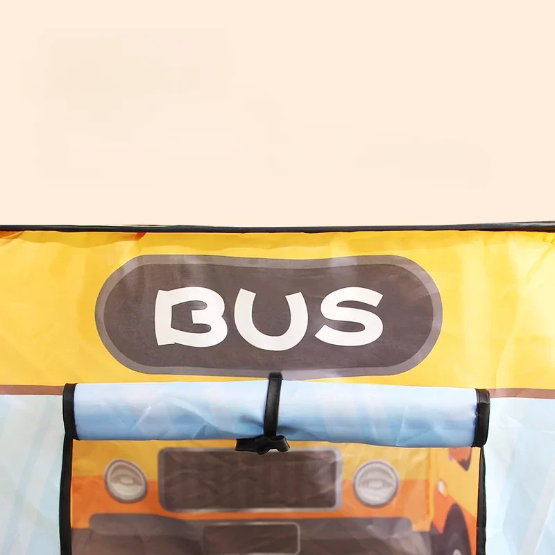 Foldable Game Play House Fire Truck Police Bus Pop Up Toy Tent Playhouse Cloth Gift For Children Firefighting Model