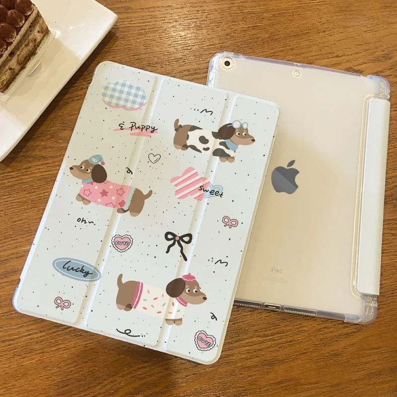 Cute Puppy Design Smart Cover Case