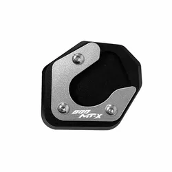 CFMOTO Foot Side Stand Enlarger Support Plate and Kickstand Extension Pad (Silver for 800MT - X)