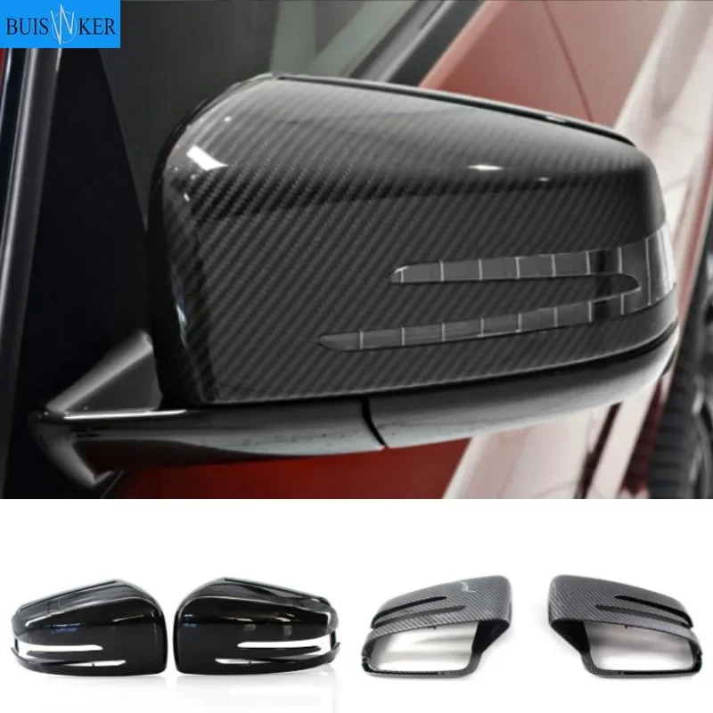 

Car Wing Mirror Rearview Black Case Cover Housing L/R For Mercedes-Benz C-Class W176 W246 W204 W212 W221 CLS X156 C117