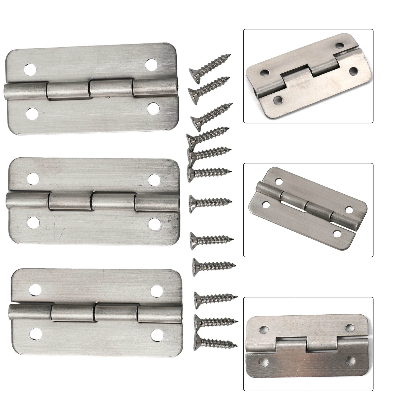 Screws Hinges Home Garden Cooler Cooler Parts For Igloo Garden Tools Hatchets Replacements 304 Stainless Steel 4pcs door butt hinges door frame black metal hinge with screws and t nut for aluminum extrusion profile 30s