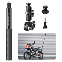For Insta360 x2 x3 x4 x5 Motorcycle Bike Mount Selfie Stick for Insta 360 x2 x3 x4 x5 Moto Monopod Handlebar Accessories Kit - Image 2