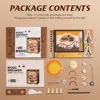 Robotime Rolife Music Box Sunset Carnival with Light 3D Wooden Puzzle  Kits Toys for Children Kids Birthday Gifts AMT01 6