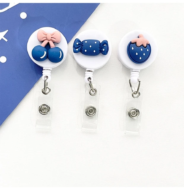 Cartoon Retractable Badge Holder Badge Reel Holder For Nurses And Children  Cute Retractable Badge Reel Office