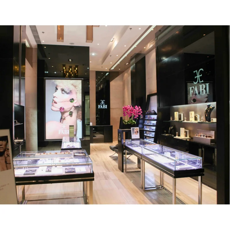 

Custom. Bespoke Luxury names Jewelry Store Elegant Jewellery Shop Interior Design With Sunglasses Display Stand
