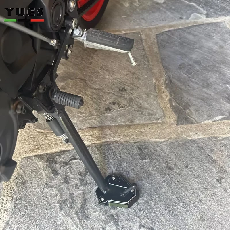 Enhanced Motorcycle CNC Kickstand Extension Pad