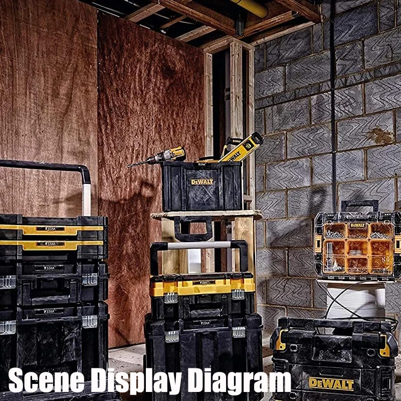 DEWALT DWST1-71228-23 대용량 고경도 도구 액세서리 밀크 박스, TSTAK 440*320*275mm