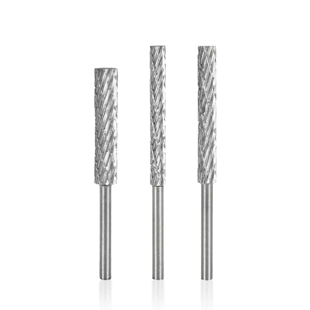 Wood Carving Rotary File Rotary Grinding Wheel High Speed Steel Plastic Wood Bit 1 Piece 3mm Shank Burr Cutter