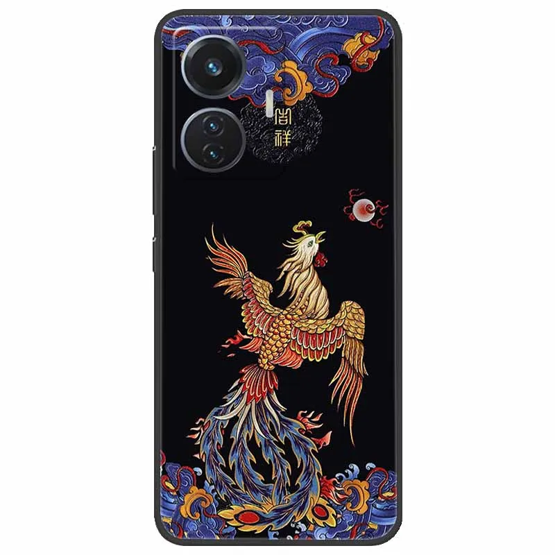 3D Relief Emboss Soft Silicone Cartoon Phone Cover