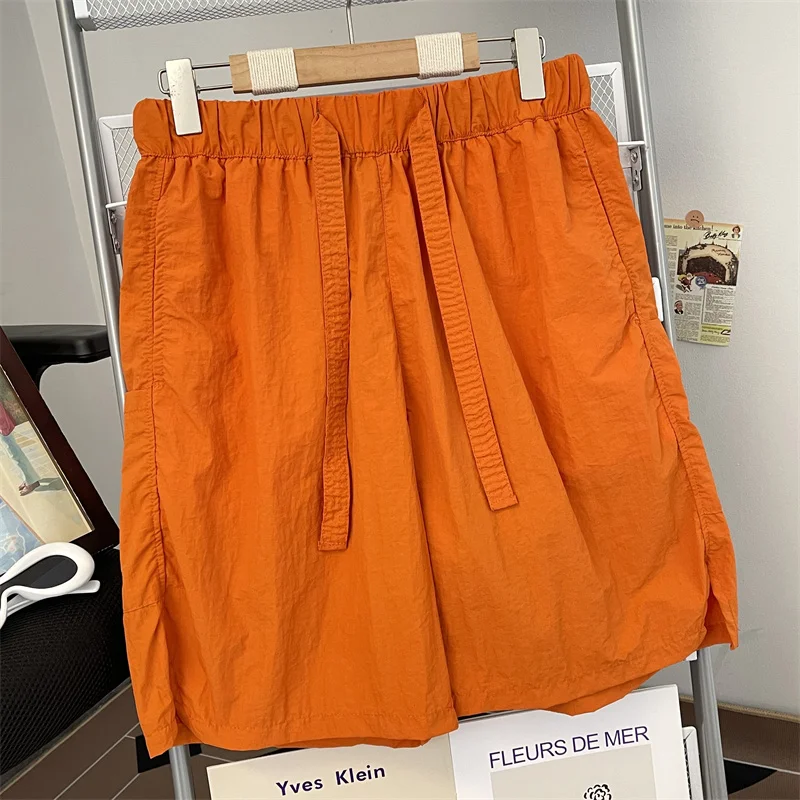 Shorts Men's 2024 Summer Thin Trendy Quick-Drying Basketball Shorts Student Casual Fifth Pants Loose Comfortable Sports Shorts