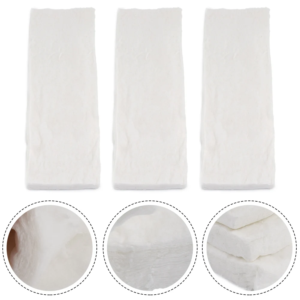 

3pcs Ceramic Fiber Blanket 30x10x1.5/2.5cm Wool Sponge Cotton Blanket Firplace Firebox Safety Bio Fire Accessories