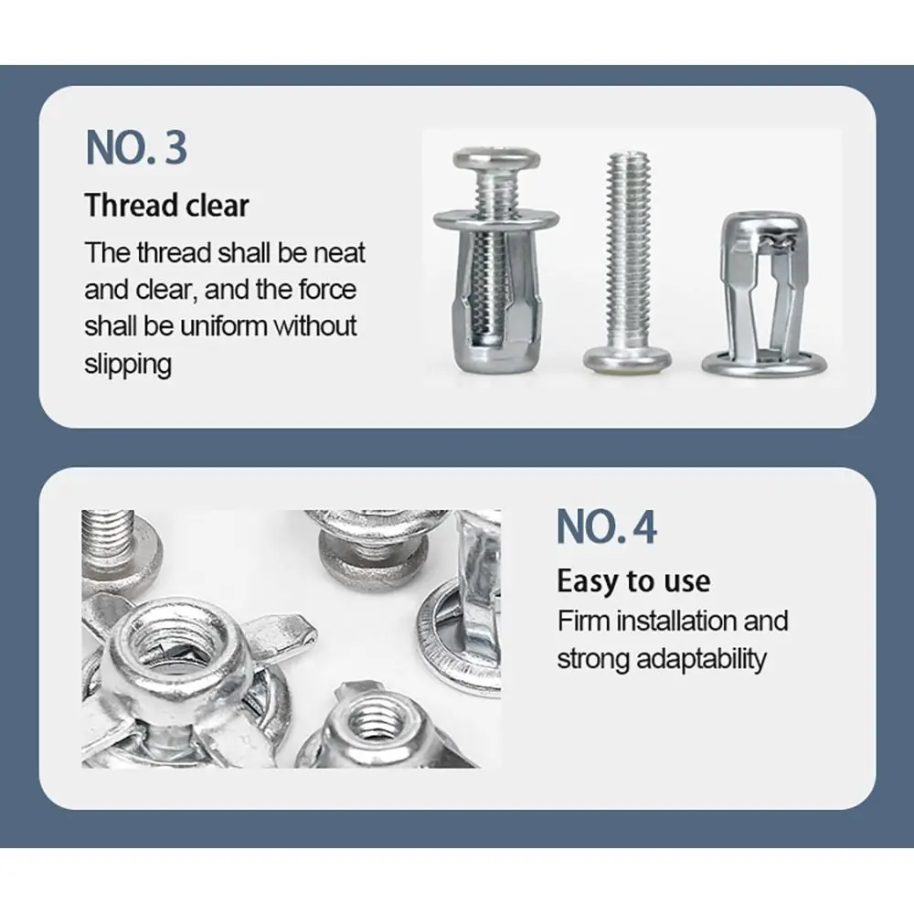 M4 M5 M6 M8 Durable Petal Rivets Base Clamp Lock Nut Car License Plate Bolt Jack Expansion Nuts For Automobile Motor Vehicle