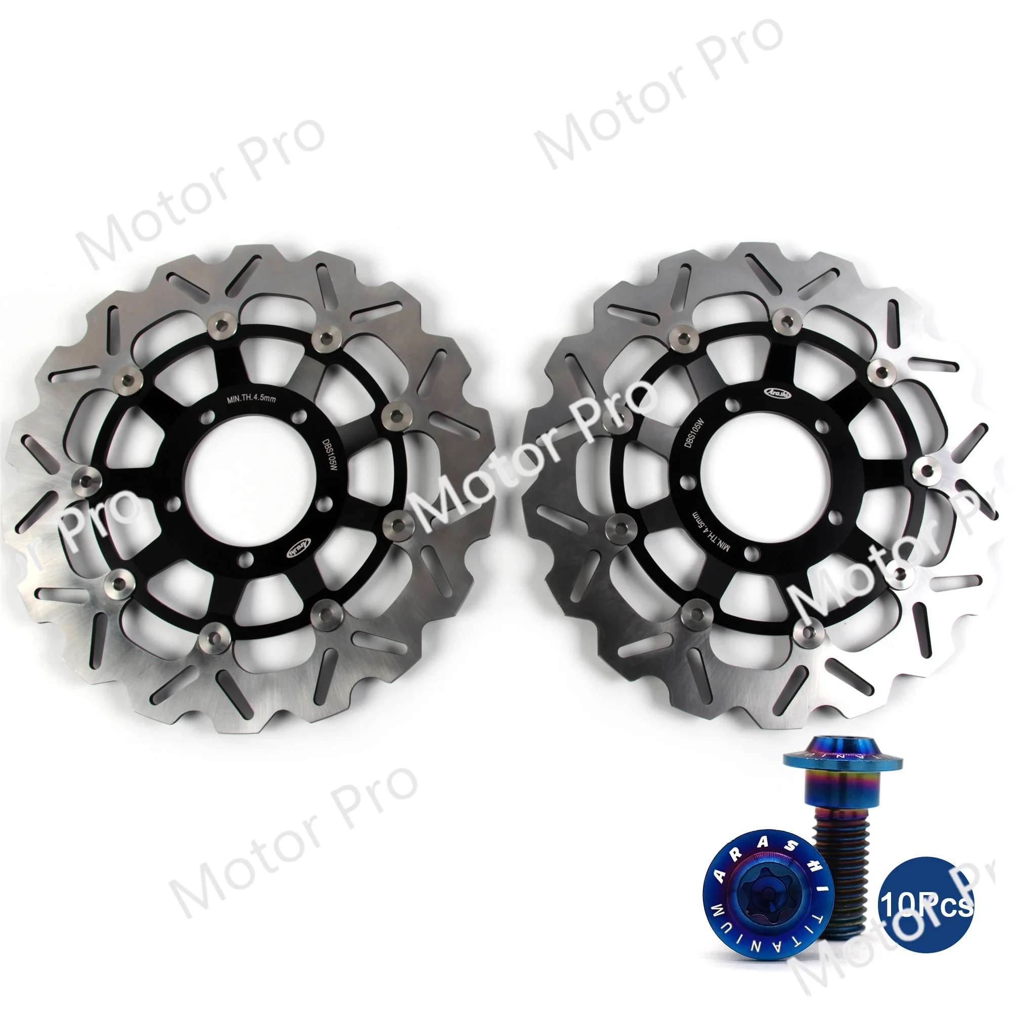 EBC USR Slotted Front Rotors (275x13mm) | 68-69 Triumph TR250 2.5
