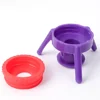 3Pcs/set Squeeze Bottle Cap Upside Down Tripod Bottle Caps No Waste Leak Prevention Cover Kitchen Bathroom Storage Rack Holder 5