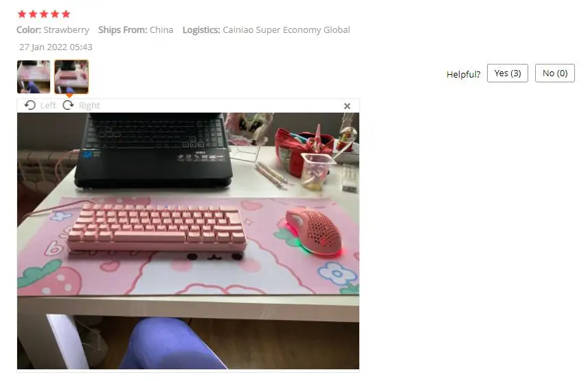 1pc Kawaii Mouse Pad Large Cherry Bunny Non-slip Desktop Table Mat Student Desk Mat Cute Bear Bunny Mouse Pad Large Game Mat