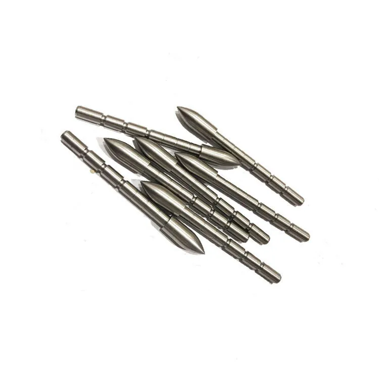Stainless Steel Insert Arrow Point Archery Arrow Head 80-120 Grains for 4.2mm Shaft 12/24pcs archery arrowhead