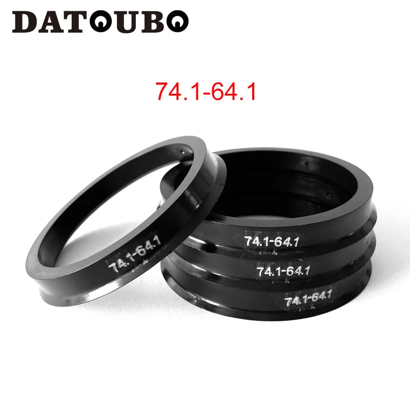 4 pcs 74.1 to 64.1 mm wheel hub centric rings Car accessory
