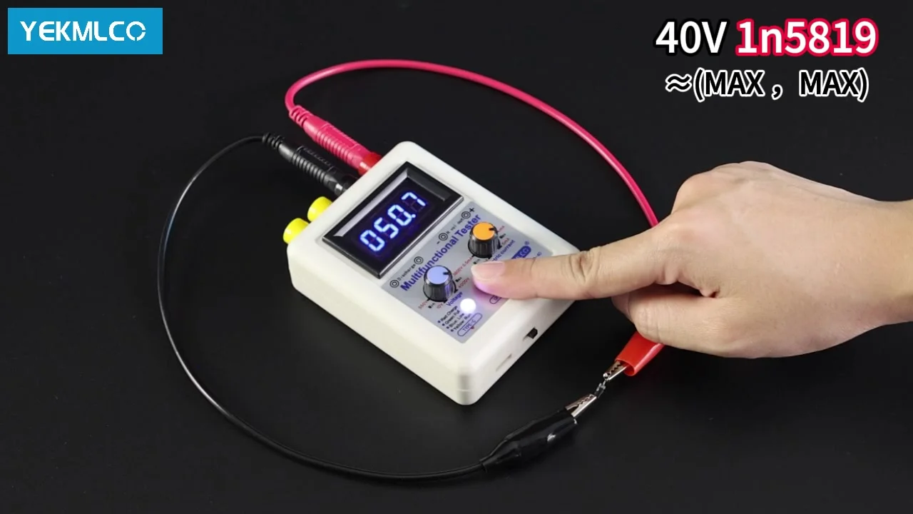 TESTER TRANSISTOR TFT misuratore capacità triodo diodo misuratore LCR