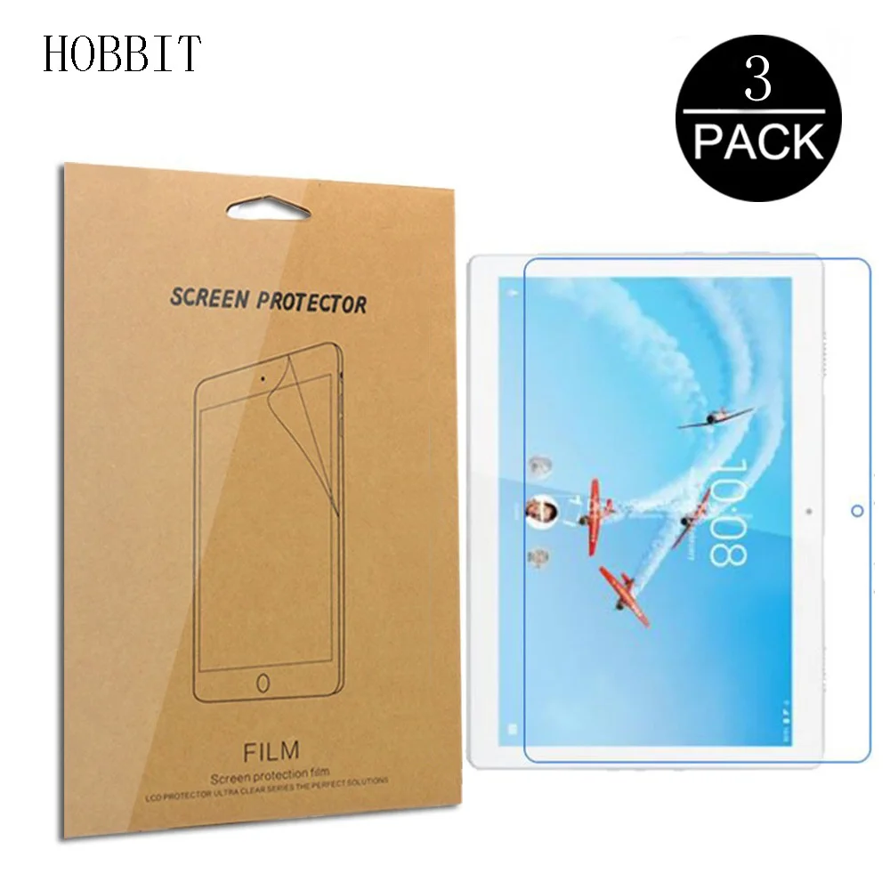 3PCS Screen Protector For Lenovo Tab M10 TB-X605F TB-X605L TB-X505F 10.1inch Tablet Clear LCD Anti-Scratch Protective PET Film lap pillow for tablet