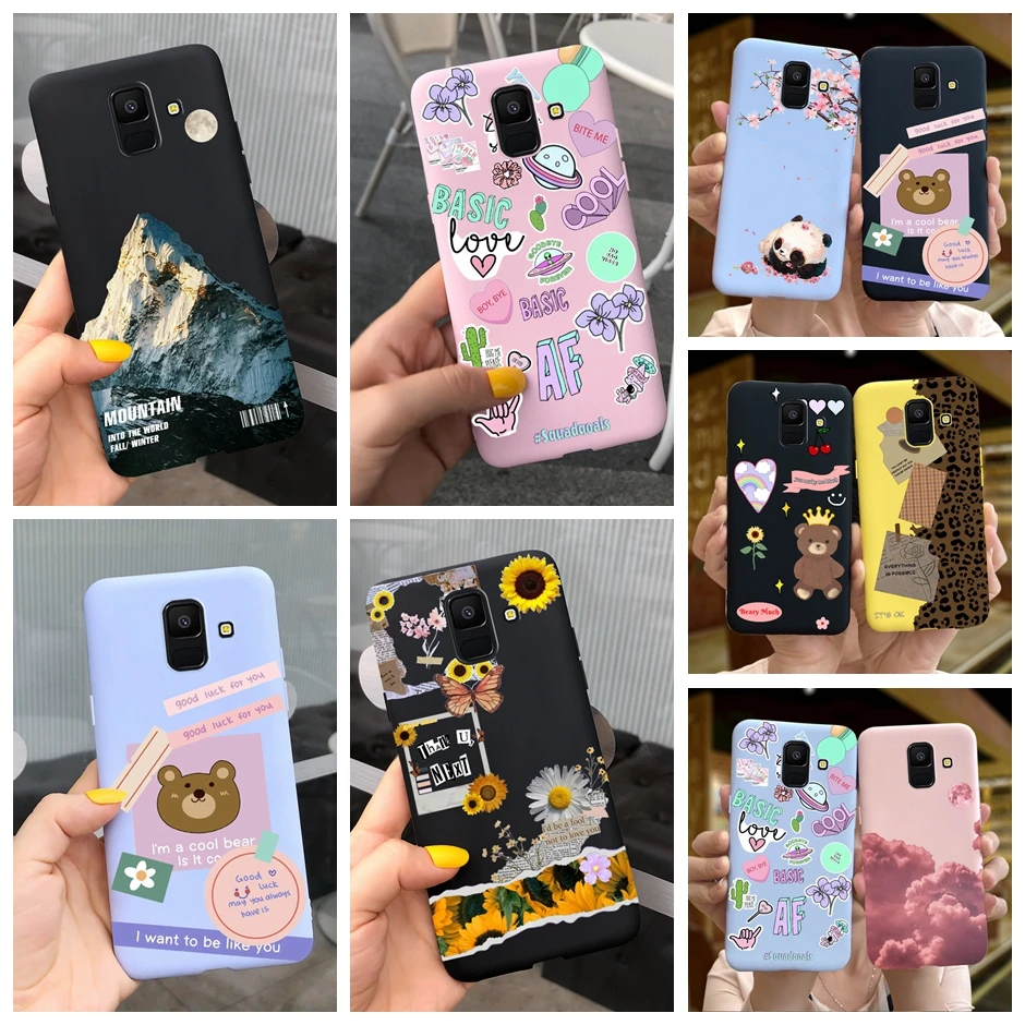 Per Samsung Galaxy A6 2018 A6 Plus Cover Laterale Morbida A Innovazione Variabile Per Galaxy A6 Samsung A6 Plus Funda