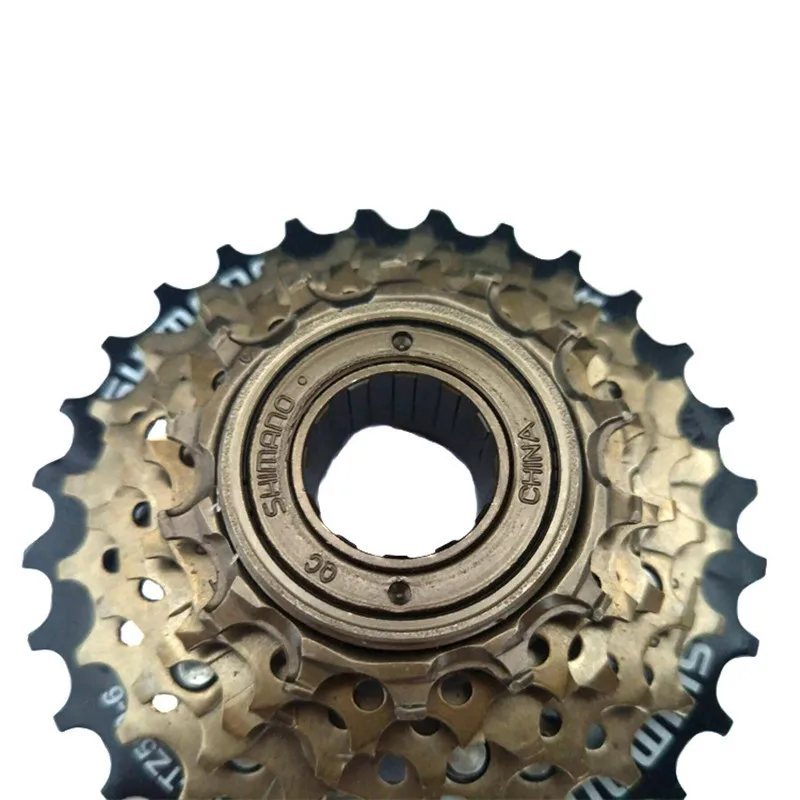 Shimano MF-TZ500 6 Speed Freewheel 14-28T for MTB Road Cycling Bike Flywheel TZ500-6 Hollow Type Updated of TZ20