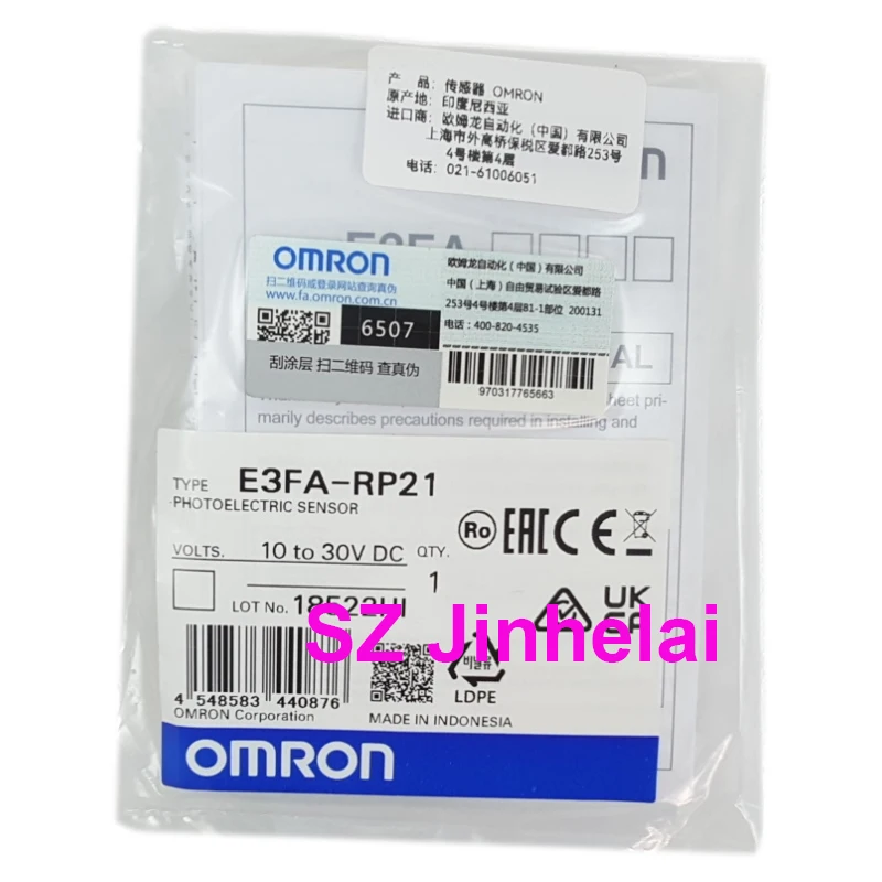 Omron E3fa-rp21 Authentic Original Sensor de Interruptor Fotoelétrico Pnp