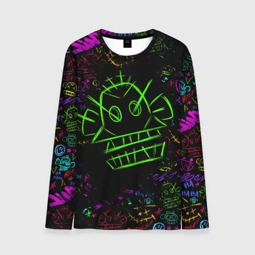 Arcane League Jinx T-shirt 3D Printing Men/Women Anime T-shirts Round Neck Long Sleeve Top Kids Cartoon Tees