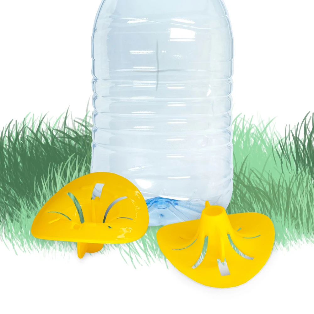 Insect Traps Insect Catcher Wasp Trap 2-10PCS Plastic Bee Trap Hornets Catcher Wasp Insects Killer Plastic Bottle Bee Flying Insects Traps Garden Pest Control Tool