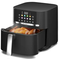 Air Fryer, ZUSBYI 6.5QT Air Fryer Oven With Smart Coloful Screen, 12 in 1 Customizable Functions, 1-Touch Digital Display 1
