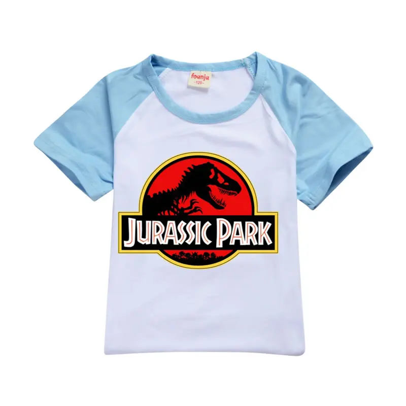 Jurassic Park T Shirt For Teen Boy Girl Clothes 2022 Summer Children