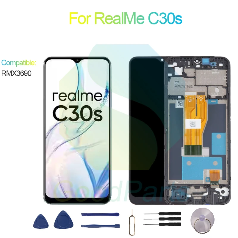 

Сменный сенсорный ЖК-экран для RealMe C30s 1600*720 RMX3690 C30s