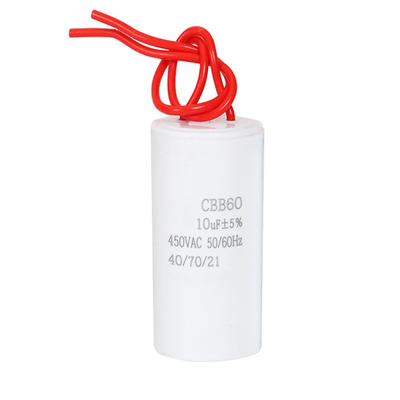 CBB60 Washing Machine Starting Motor Run Capacitor 3/4/5/6/8/10/12/14/15/16/18/20/25/30/40/45/50/60UF For Washing Machines
