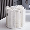 Rotating Paper Cup Holder Disposable Cup Storage Rack Bar Milk Tea Coffee Cup Compartment Cup Taker Rotating Cup Holder 6