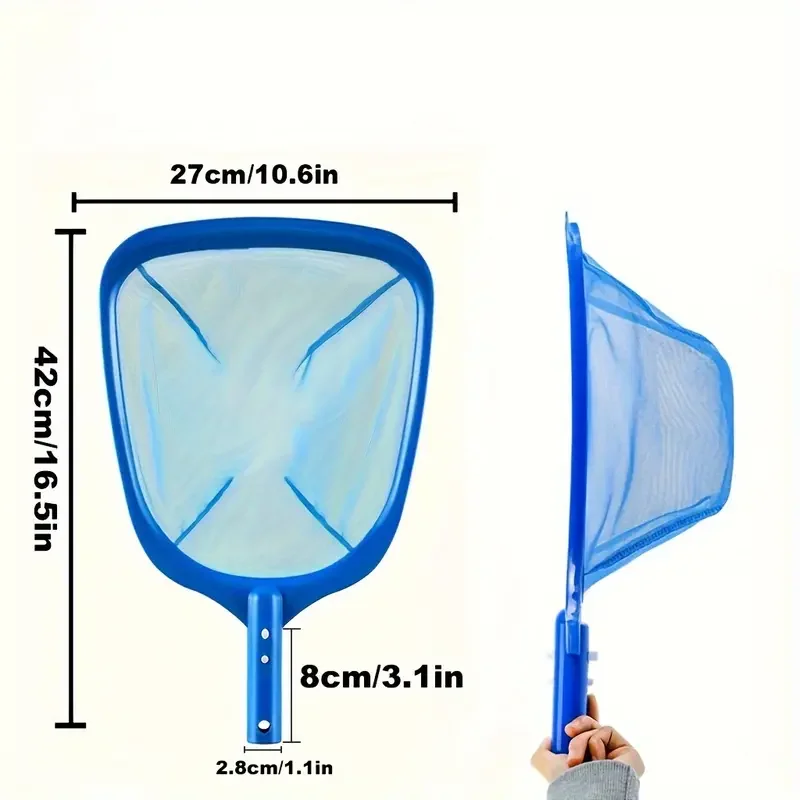 Fine Mesh Pool Skimmer Net 1pc Ultra-Fine Mesh for Efficient Debris Removal Leaf Skimmer for Pool Cleaning