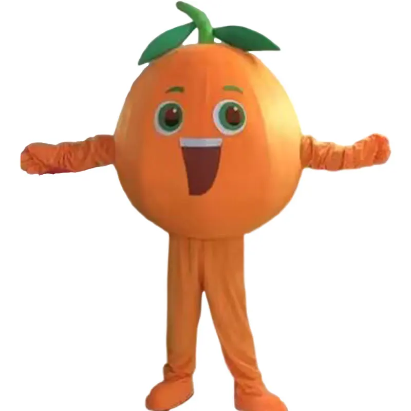 thumbnail image 1 of Disfraz de mascota de dibujos animados de fruta naranja, disfraz de Cosplay de Halloween, lindo conjunto de actuación de personaje de fruta, 1 of 5