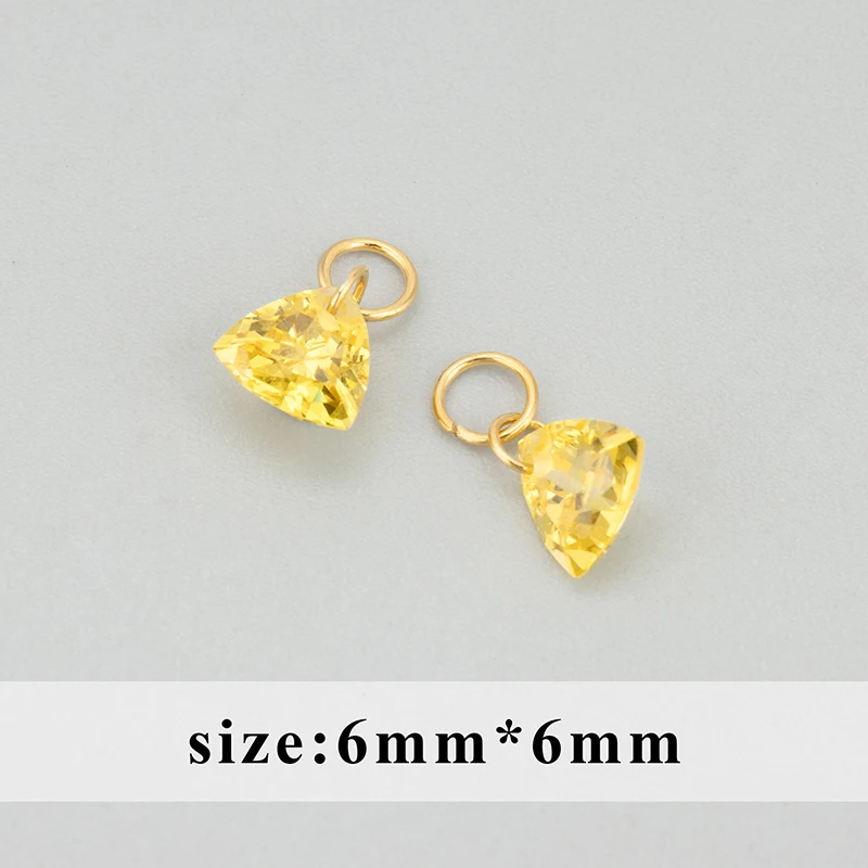 GUFEATHER, 10 Stück/Los, MH78A, Schmuckzubehör, Edelstahlringe, Zirkone, handgefertigt, Charms, Schmuckherstellung, DIY-Anhänger – Detail 3