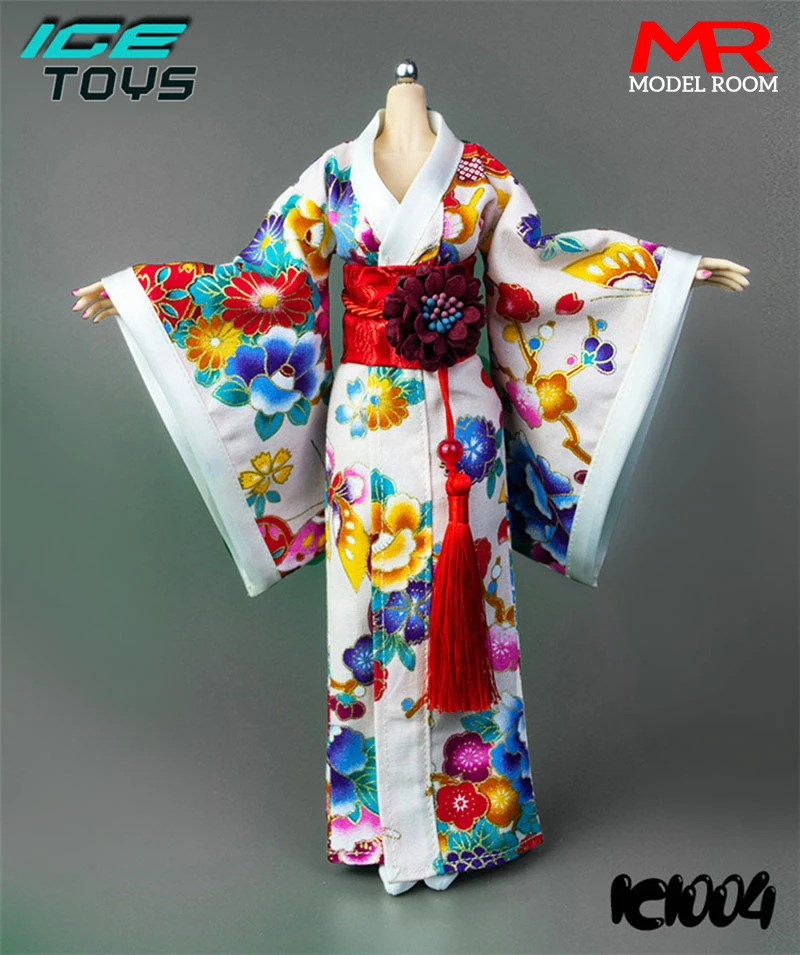 ICE TOYS IC1004 1/6 Skala Weibliche Druck Kimono Bademantel Soldat Kleidung Modell Fit 12-zoll Action Figur Körper – Detail 13