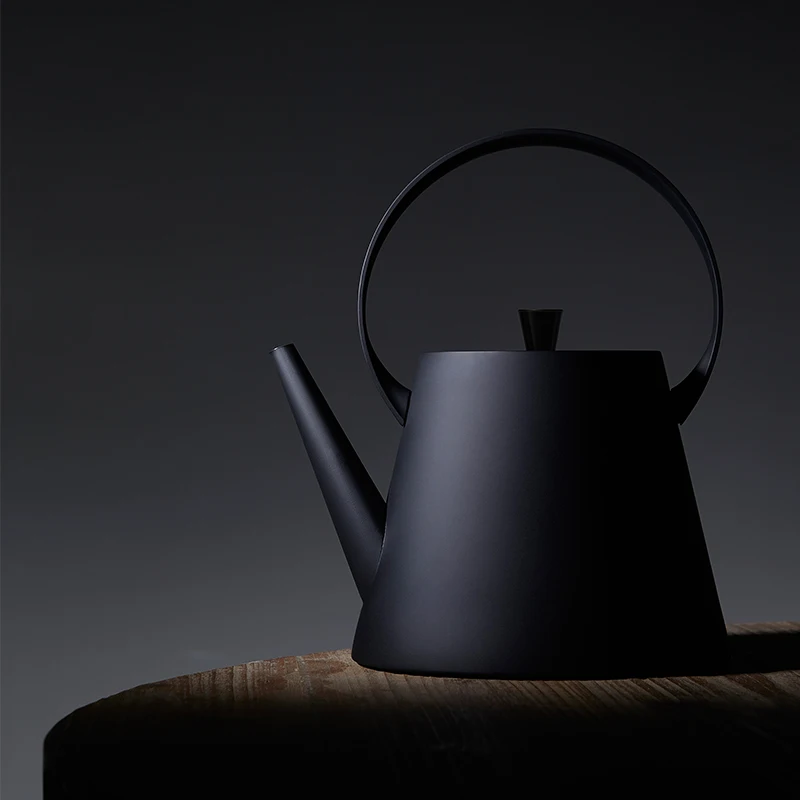 이만티라이프뮤지엄 수제 티팟 한정판 온도조절 전기주전자 레드 드라이티 브루잉 포트