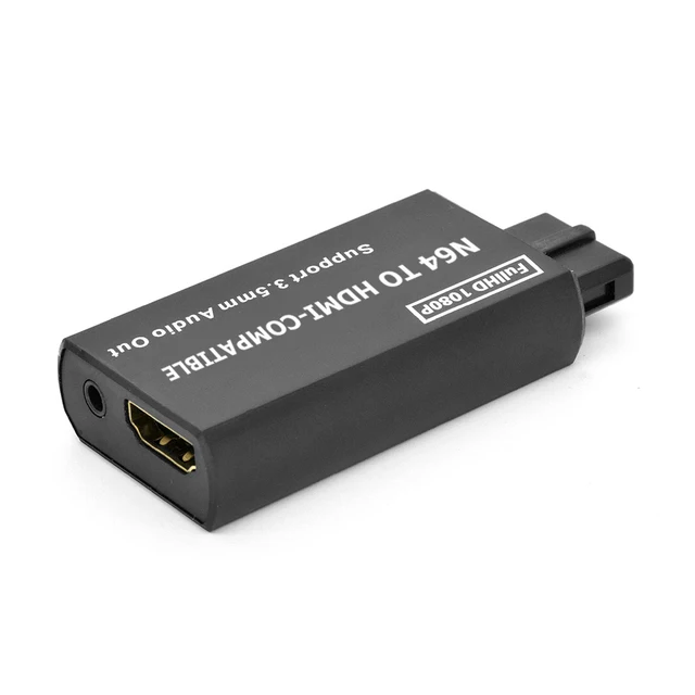 Convertidor Compatible con Nku N64/SNES/NGC a HDMI, adaptador de interfaz de transmisión de vídeo HD, consola de juegos a proyector HDTV - Image 3